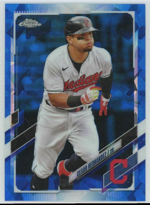 2021 Topps Chrome Sapphire Edition #US122 Cesar Hernandez Cleveland Indians - Collectible Craze America