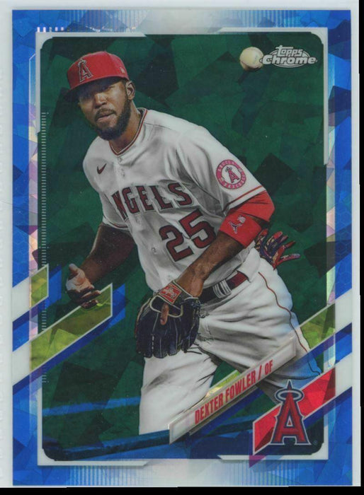 2021 Topps Chrome Sapphire Edition #US130 Dexter Fowler Los Angeles Angels - Collectible Craze America