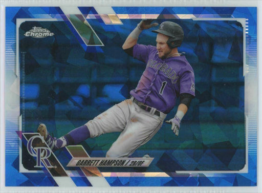 2021 Topps Chrome Sapphire Edition #US151 Garrett Hampson Colorado Rockies - Collectible Craze America