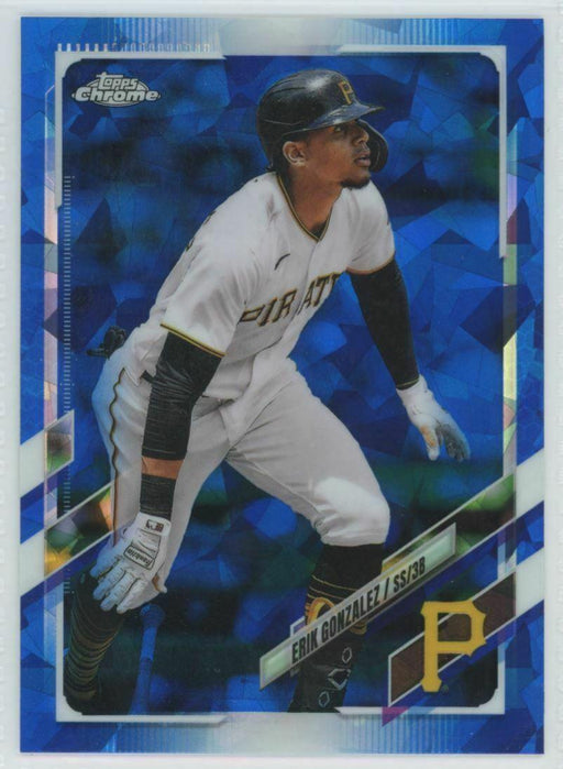 2021 Topps Chrome Sapphire Edition #US160 Erik Gonzalez Pittsburgh Pirates - Collectible Craze America