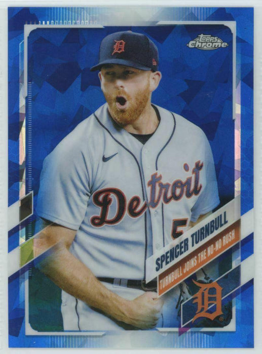 2021 Topps Chrome Sapphire Edition #US163 Spencer Turnbull Detroit Tigers - Collectible Craze America