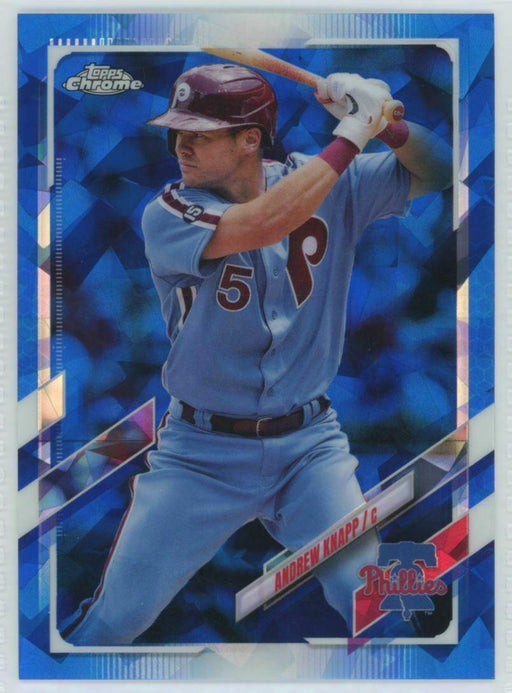 2021 Topps Chrome Sapphire Edition #US164 Andrew Knapp Philadelphia Phillies - Collectible Craze America