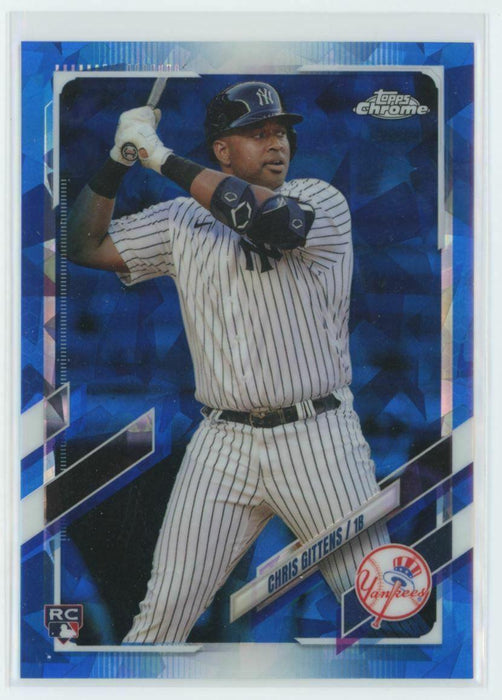 2021 Topps Chrome Sapphire Edition #US166 Chris Gittens RC New York Yankees - Collectible Craze America