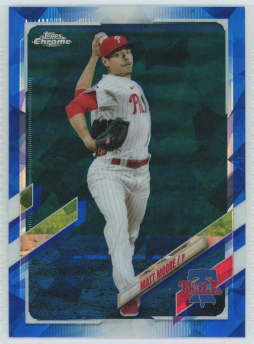 2021 Topps Chrome Sapphire Edition #US171 Matt Moore Philadelphia Phillies - Collectible Craze America