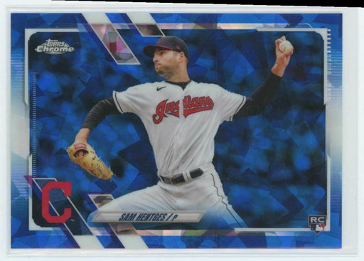 2021 Topps Chrome Sapphire Edition #US173 Sam Hentges RC Cleveland Indians - Collectible Craze America