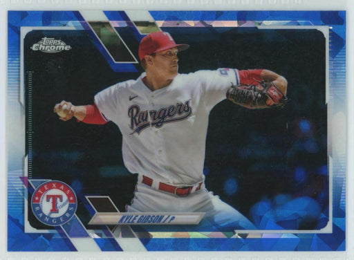 2021 Topps Chrome Sapphire Edition #US183 Kyle Gibson Texas Rangers - Collectible Craze America
