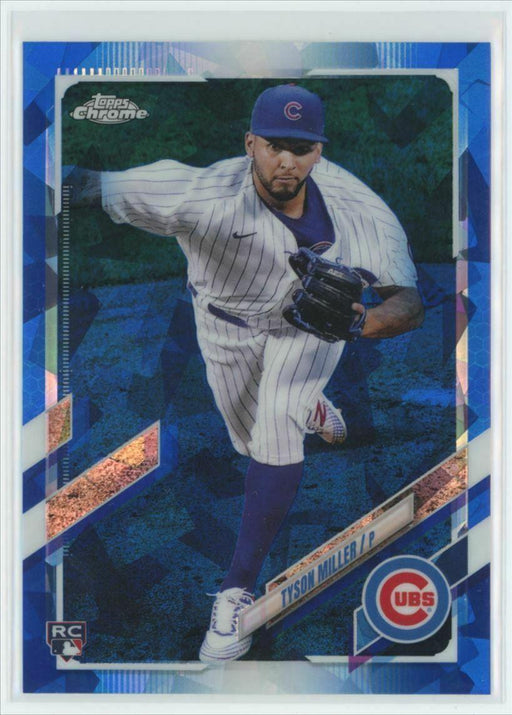 2021 Topps Chrome Sapphire Edition #US187 Tyson Miller RC Chicago Cubs - Collectible Craze America