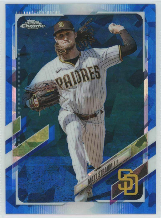 2021 Topps Chrome Sapphire Edition #US188 Matt Strahm San Diego Padres - Collectible Craze America