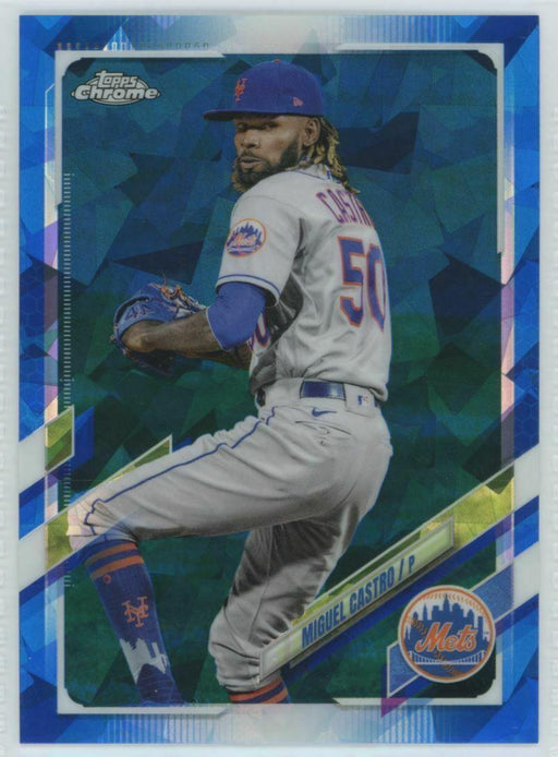 2021 Topps Chrome Sapphire Edition #US194 Miguel Castro New York Mets - Collectible Craze America