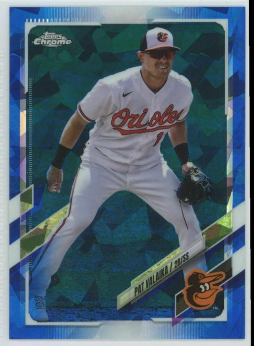 2021 Topps Chrome Sapphire Edition #US199 Pat Valaika Baltimore Orioles - Collectible Craze America