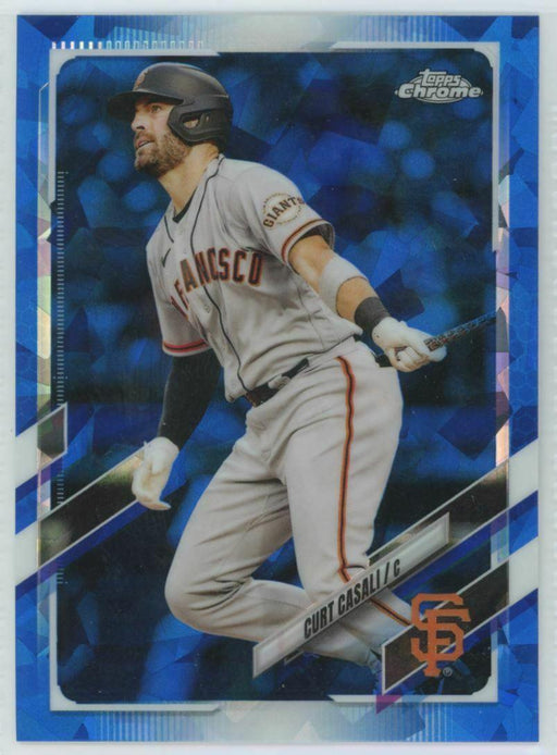 2021 Topps Chrome Sapphire Edition #US202 Curt Casali San Francisco Giants - Collectible Craze America