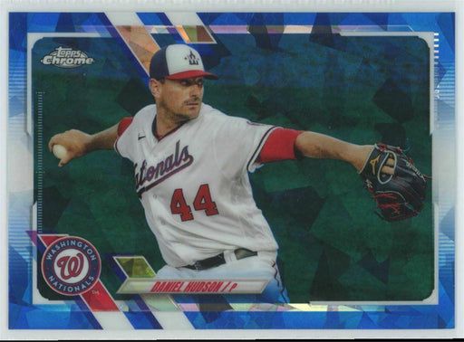 2021 Topps Chrome Sapphire Edition #US205 Daniel Hudson Washington Nationals - Collectible Craze America