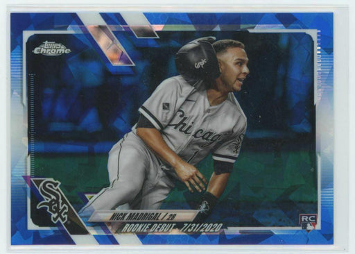 2021 Topps Chrome Sapphire Edition #US217 Nick Madrigal RC Chicago White Sox - Collectible Craze America