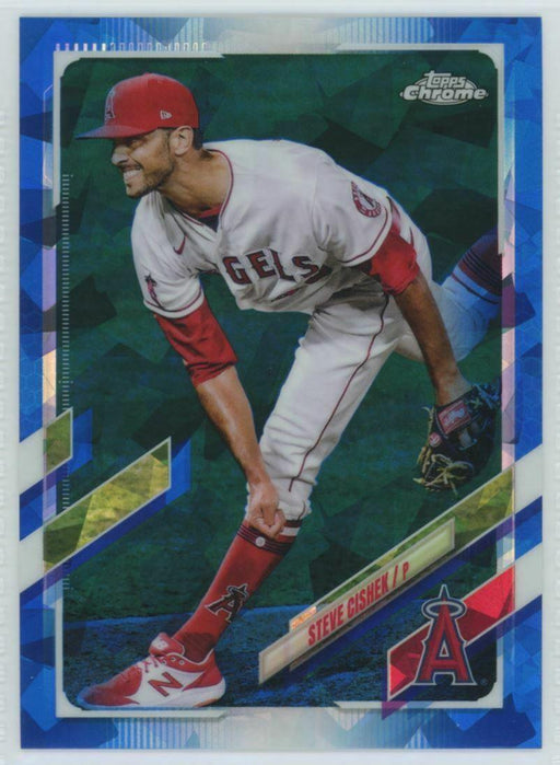 2021 Topps Chrome Sapphire Edition #US224 Steve Cishek Los Angeles Angels - Collectible Craze America