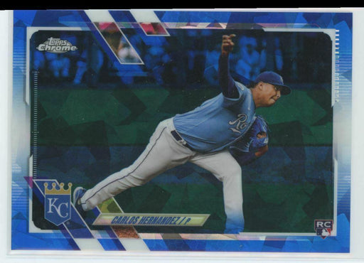 2021 Topps Chrome Sapphire Edition #US234 Carlos Hernandez RC Kansas City Royals - Collectible Craze America