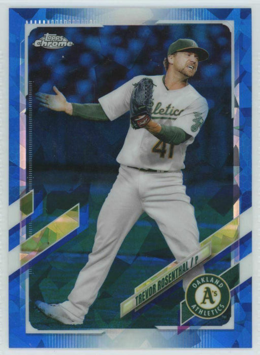 2021 Topps Chrome Sapphire Edition #US238 Trevor Rosenthal Oakland Athletics - Collectible Craze America