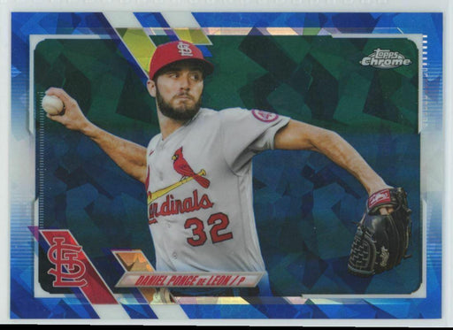 2021 Topps Chrome Sapphire Edition #US241 Daniel Ponce de Leon St. Louis - Collectible Craze America