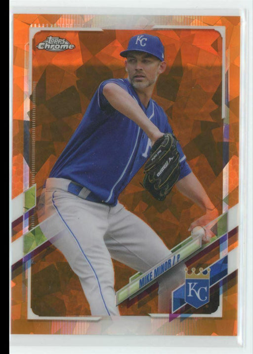 2021 Topps Chrome Sapphire Edition #US273 Mike Minor Kansas City Royals 12/25 - Collectible Craze America