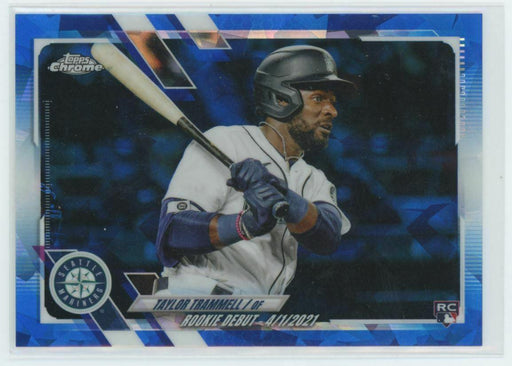 2021 Topps Chrome Sapphire Edition #US277 Taylor Trammell RC Seattle Mariners - Collectible Craze America