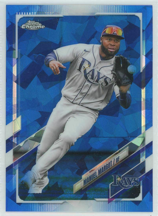 2021 Topps Chrome Sapphire Edition #US28 Manuel Margot Tampa Bay Rays - Collectible Craze America