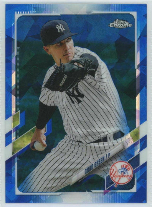 2021 Topps Chrome Sapphire Edition #US290 Chad Green New York Yankees - Collectible Craze America