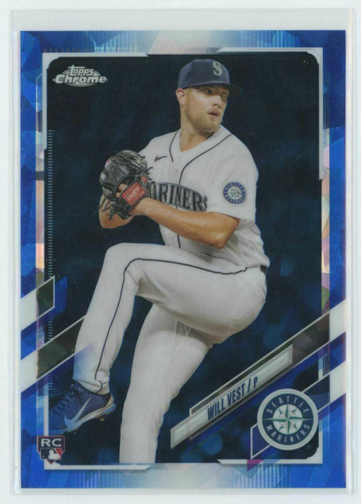 2021 Topps Chrome Sapphire Edition #US3 Will Vest RC Seattle Mariners - Collectible Craze America