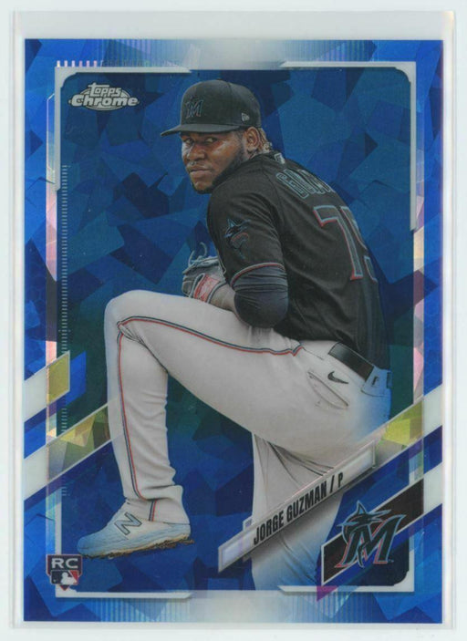 2021 Topps Chrome Sapphire Edition #US321 Jorge Guzman RC Miami Marlins - Collectible Craze America