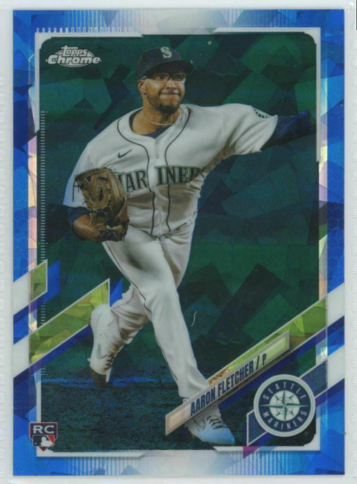 2021 Topps Chrome Sapphire Edition #US326 Aaron Fletcher RC Seattle Mariners - Collectible Craze America