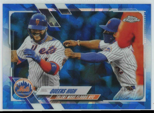 2021 Topps Chrome Sapphire Edition #US39 Queens High: Talent Wave Sweeps New - Collectible Craze America
