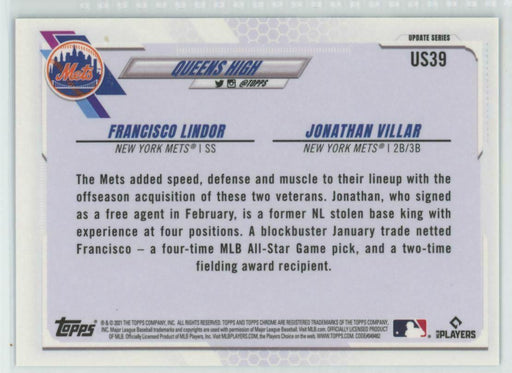 2021 Topps Chrome Sapphire Edition #US39 Queens High: Talent Wave Sweeps New - Collectible Craze America