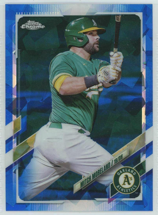 2021 Topps Chrome Sapphire Edition #US4 Mitch Moreland Oakland Athletics - Collectible Craze America
