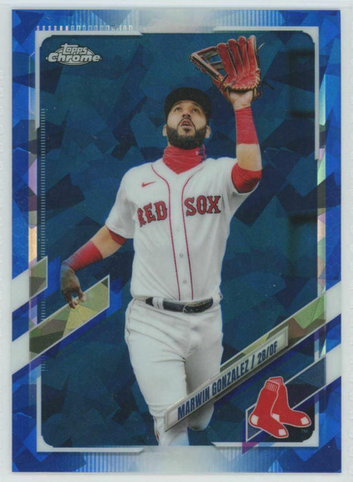 2021 Topps Chrome Sapphire Edition #US61 Marwin Gonzalez Boston Red Sox - Collectible Craze America