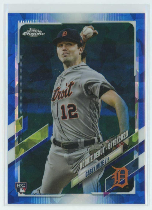 2021 Topps Chrome Sapphire Edition #US63 Casey Mize RC Detroit Tigers - Collectible Craze America