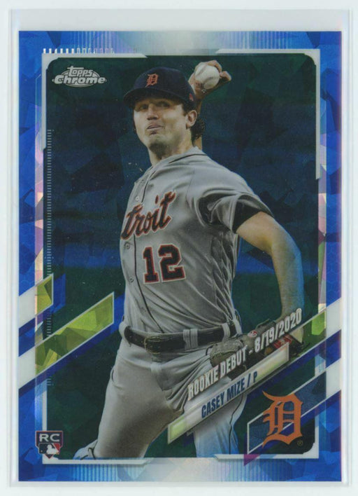 2021 Topps Chrome Sapphire Edition #US63 Casey Mize RC Detroit Tigers - Collectible Craze America