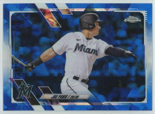 2021 Topps Chrome Sapphire Edition #US83 Joe Panik Miami Marlins - Collectible Craze America