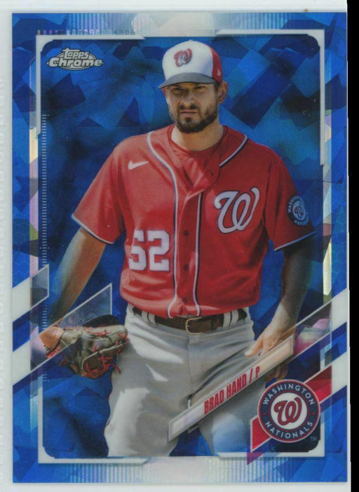 2021 Topps Chrome Sapphire Edition #US89 Brad Hand Washington Nationals - Collectible Craze America