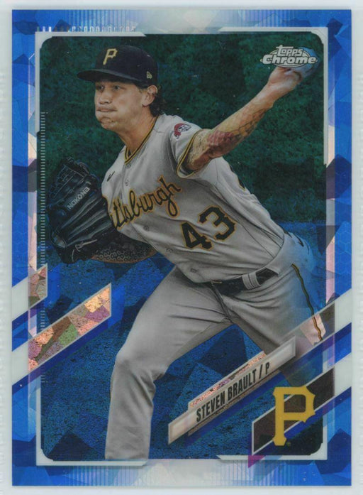 2021 Topps Chrome Sapphire Edition #US99 Steven Brault Pittsburgh Pirates - Collectible Craze America