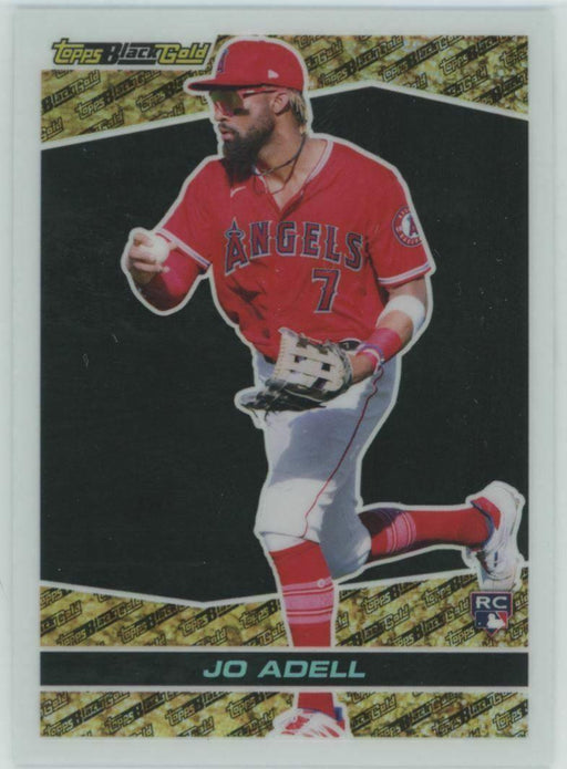 2021 Topps Chrome Update #BGC-25 Jo Adell RC Los Angeles Angels Black Gold - Collectible Craze America