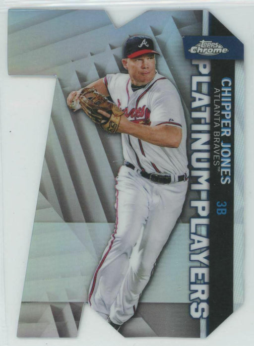 2021 Topps Chrome Update #CPDC-35 Chipper Jones Atlanta Braves Platinum Players - Collectible Craze America