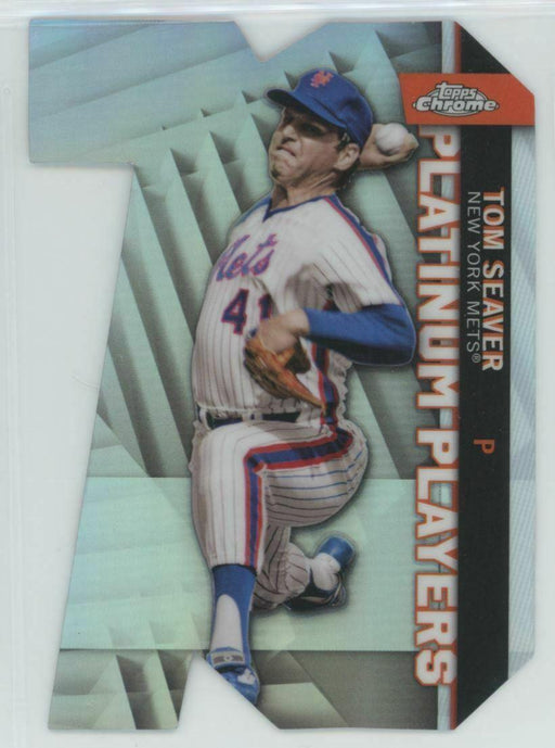 2021 Topps Chrome Update #CPDC-41 Tom Seaver New York Mets Platinum Players - Collectible Craze America