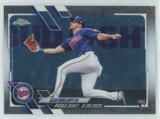 2021 Topps Chrome Update #USC11 Alex Kirilloff RC Minnesota Twins - Collectible Craze America