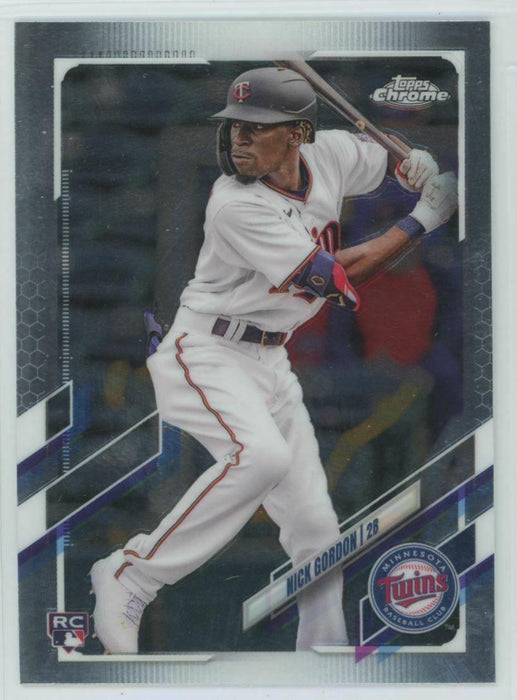 2021 Topps Chrome Update #USC16 Nick Gordon RC Minnesota Twins - Collectible Craze America