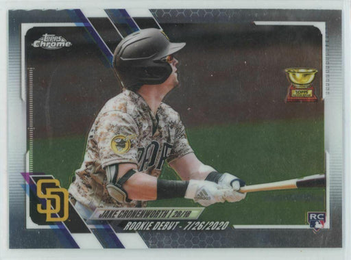 2021 Topps Chrome Update #USC25 Jake Cronenworth RC San Diego Padres - Collectible Craze America