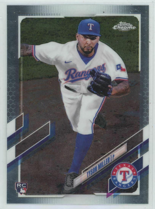 2021 Topps Chrome Update #USC32 Tyson Miller RC Texas Rangers - Collectible Craze America