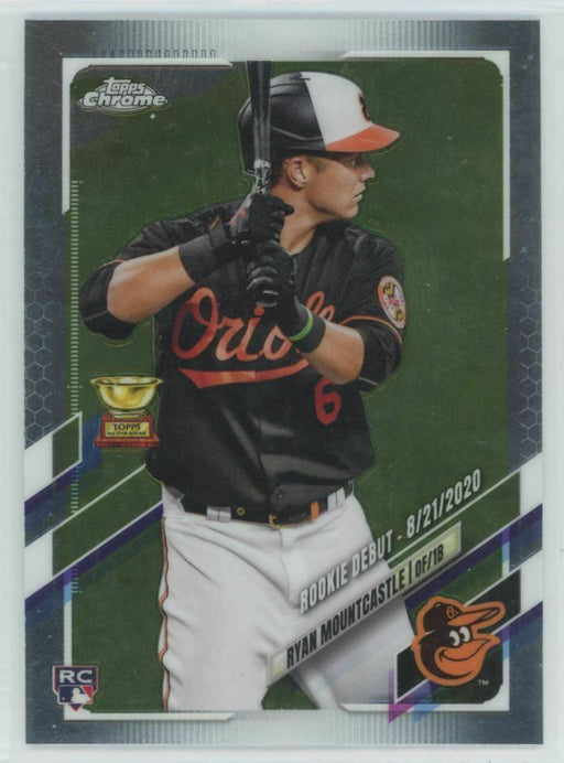 2021 Topps Chrome Update #USC39 Ryan Mountcastle RC Baltimore Orioles - Collectible Craze America