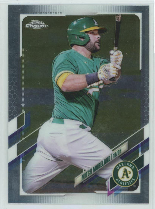 2021 Topps Chrome Update #USC4 Mitch Moreland Oakland Athletics - Collectible Craze America