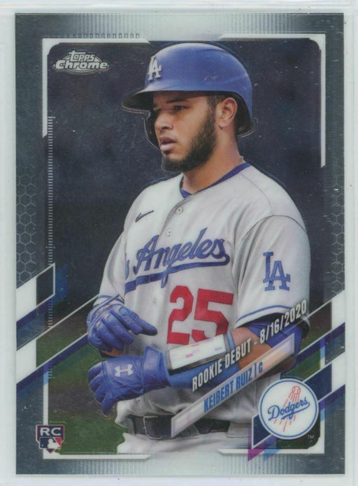 2021 Topps Chrome Update #USC47 Keibert Ruiz RC Los Angeles Dodgers - Collectible Craze America