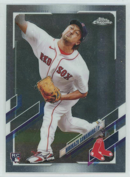 2021 Topps Chrome Update #USC49 Hirokazu Sawamura RC Boston Red Sox - Collectible Craze America