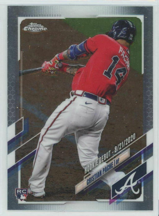 2021 Topps Chrome Update #USC51 Cristian Pache RC Atlanta Braves - Collectible Craze America