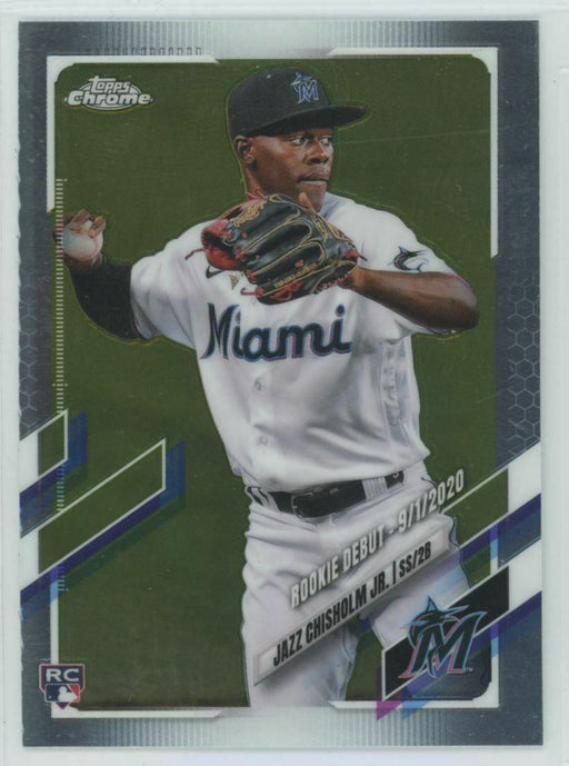 2021 Topps Chrome Update #USC52 Jazz Chisholm Jr. RC Miami Marlins - Collectible Craze America